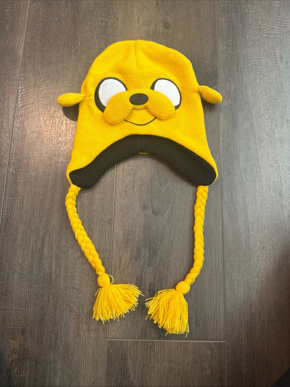 Adventure Time Beanie Hat, Jake The Dog Adult Cosplay One Size, Yellow